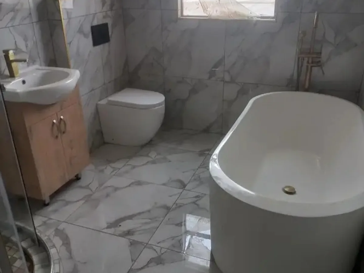 Tiling, plumbing, roofing, paving, plastering, skimming, painting, glazing, gutters, ceiling and renovation work